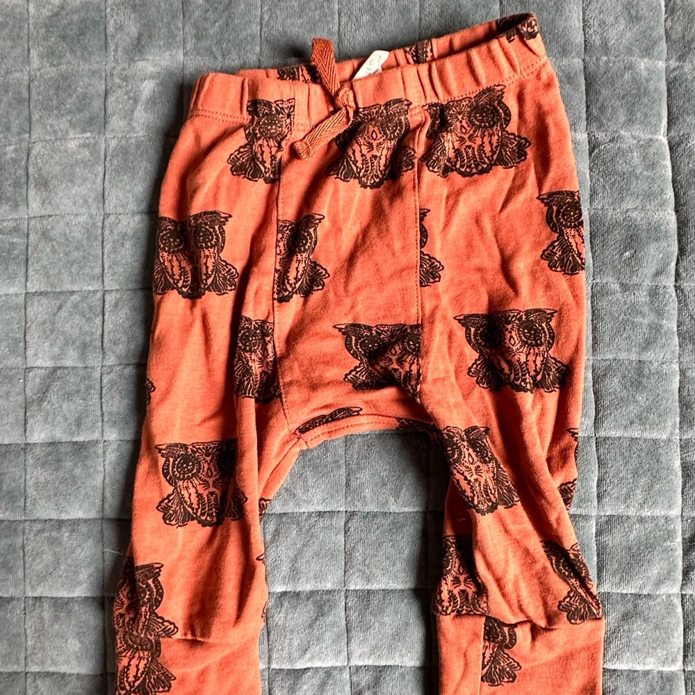 Kate Quinn Owl Panda Pants Size 18-24 Months GUC
